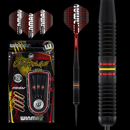 Winmau Outrage Brass Darts - 21g / 22g / 23g