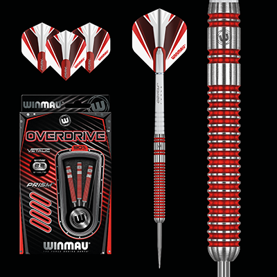 Winmau Overdrive 90% Tungsten Darts - 22g / 23g / 24g / 25g
