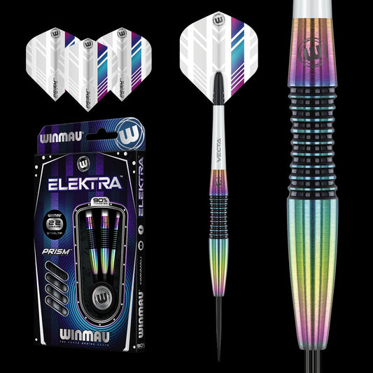 Winmau Elektra 90% Tungsten Darts - 22g / 24g / 26g