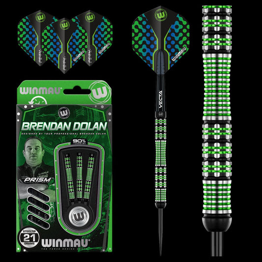Winmau Brendan Dolan 90% Tungsten Darts - 21g / 23g