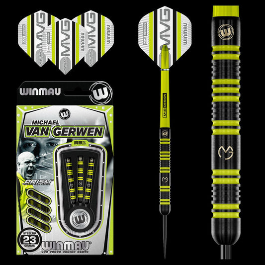 Winmau MVG Pro Series 85% Tungsten Darts - 23g / 25g