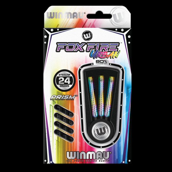 Winmau Foxfire Urban 80% Tungsten Darts - 22g / 24g