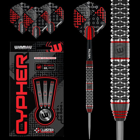 Winmau Cypher - 90% Tungsten Darts - 22g / 24g / 26g