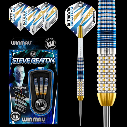 Winmau Steve Beaton Legacy Edition - 90% Tungsten Darts - 22g / 24g