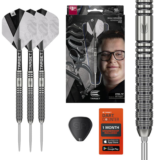 Target Darts - Beau Greaves Gen 1 Darts - 90% Tungsten Darts