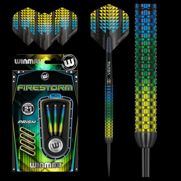 Winmau Firestorm 90% Tungsten Darts - 22g / 23g / 24g / 26g / 28g