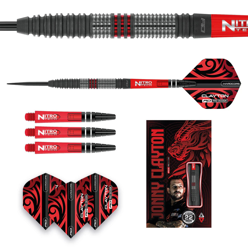 Red Dragon - Jonny Clayton Hiraeth - 90% Tungsten Darts