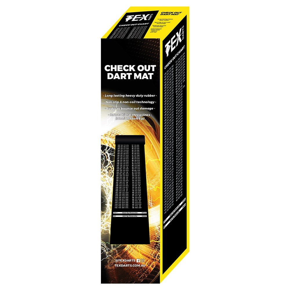 Tex Checkout Dart Mat