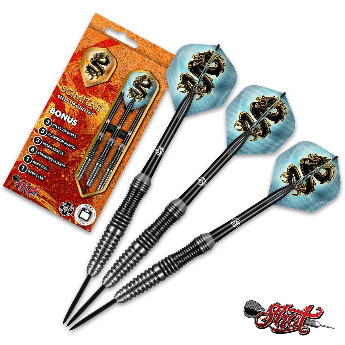 Shot - Scimitar Brass Darts