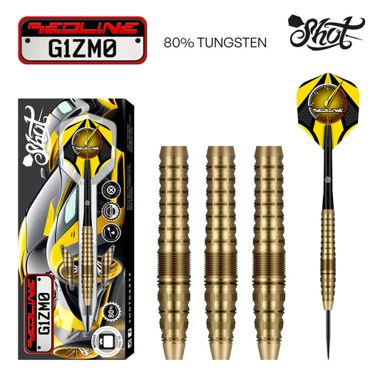 Shot - Redline - Gizmo 80% Tungsten Darts