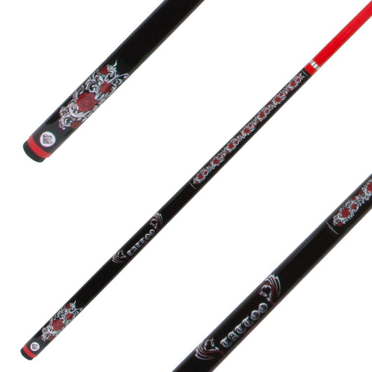 Rose Tattoo 2 piece Pool Cue