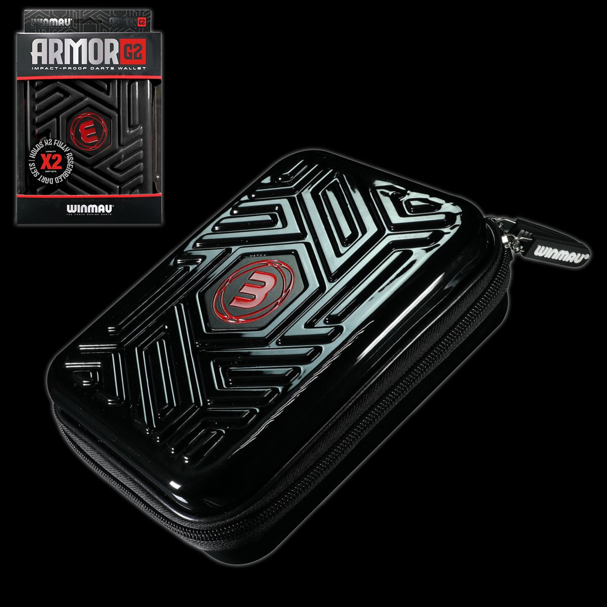 Winmau Armor G2 Dart Case (Holds 2 Sets)