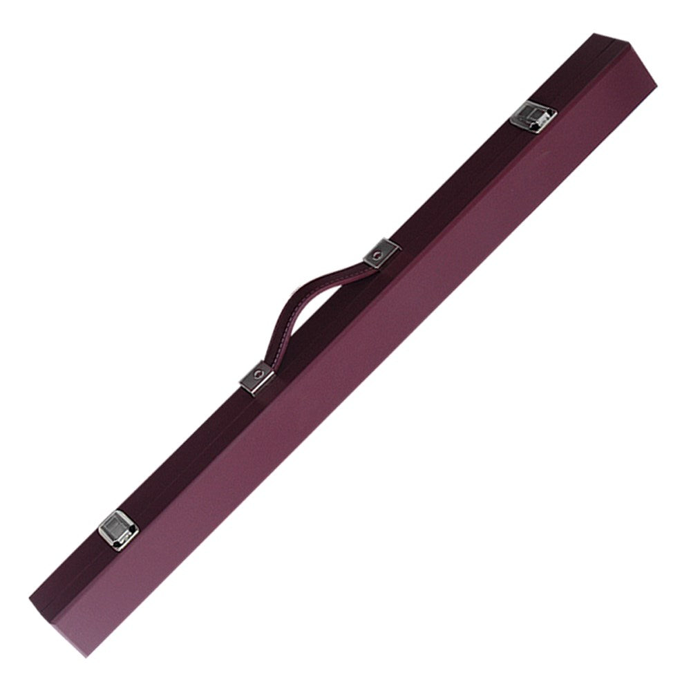 2 Piece Hard Box Cue Case - Choose from 7 Colours