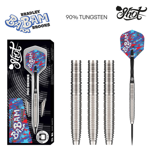 Shot - Bradley Brooks Gen2 - Bambam - 90% Tungsten Darts