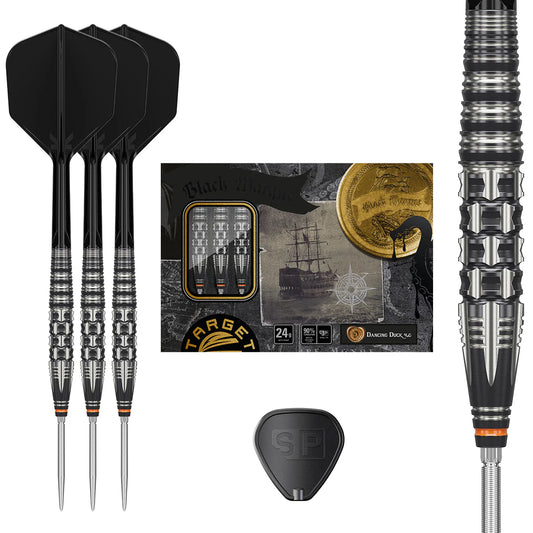 Target Japan - Black Marque Dancing Duck 4 Darts - 90% Tungsten Darts