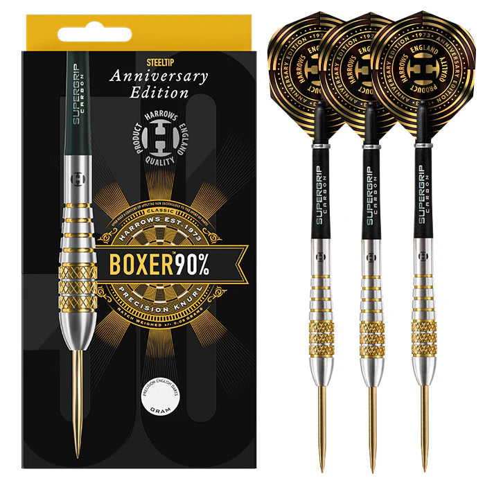 Harrows - Boxer Bomb Anniversary - 90% Tungsten Darts - 22g / 24g / 26g