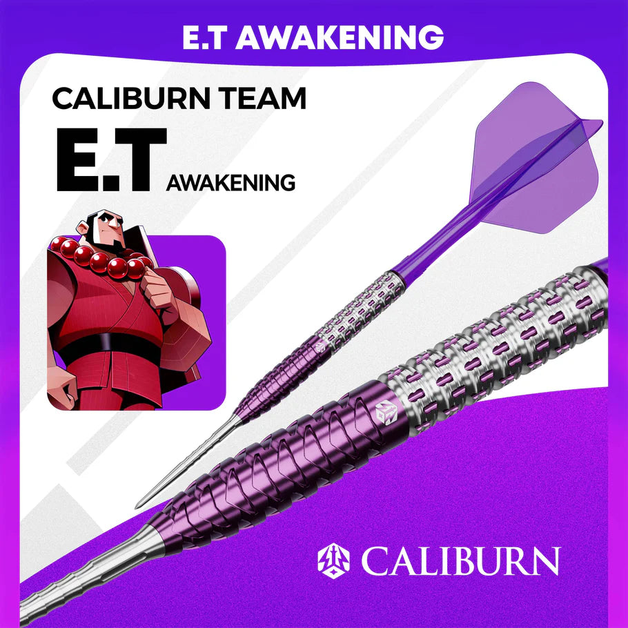 Caliburn Awakening ET Steel Tip 90% Tungsten Darts - EVO Points