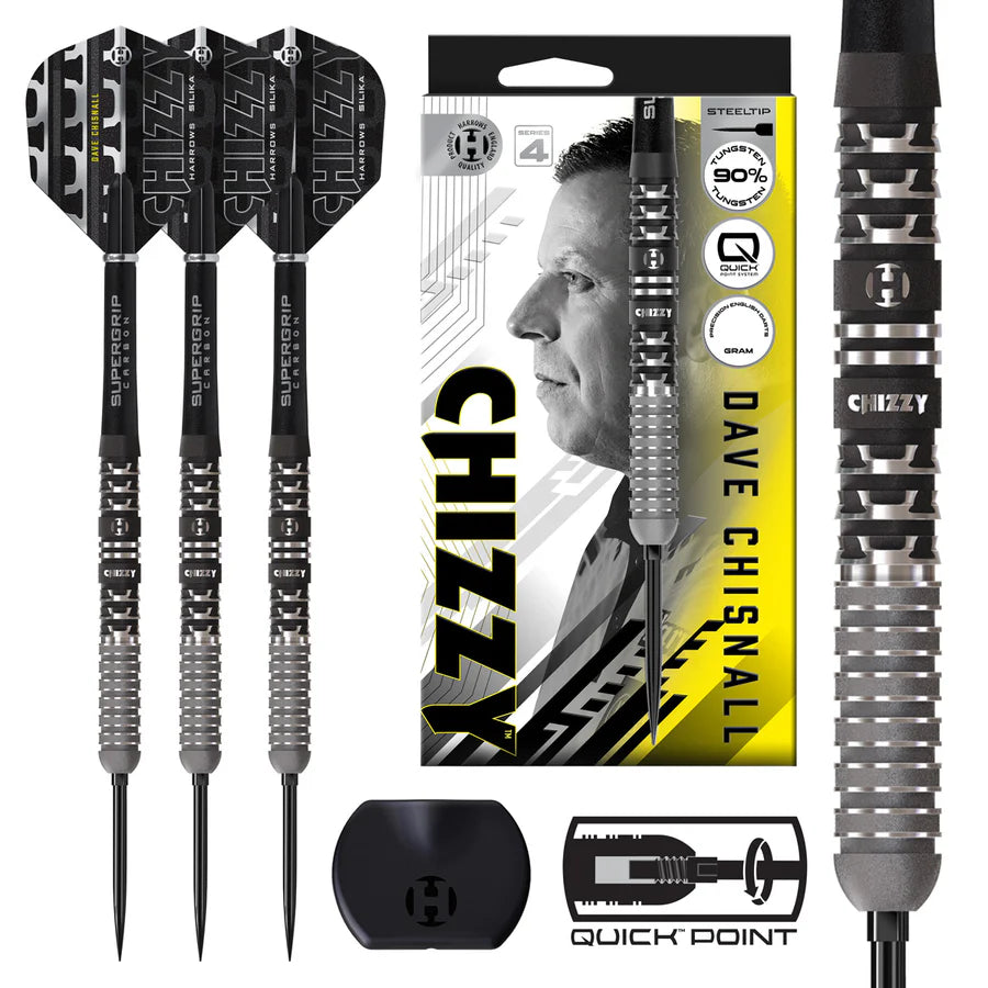 Harrows - David Chisnall Chizzy Series 4 QP - 90% Tungsten Darts