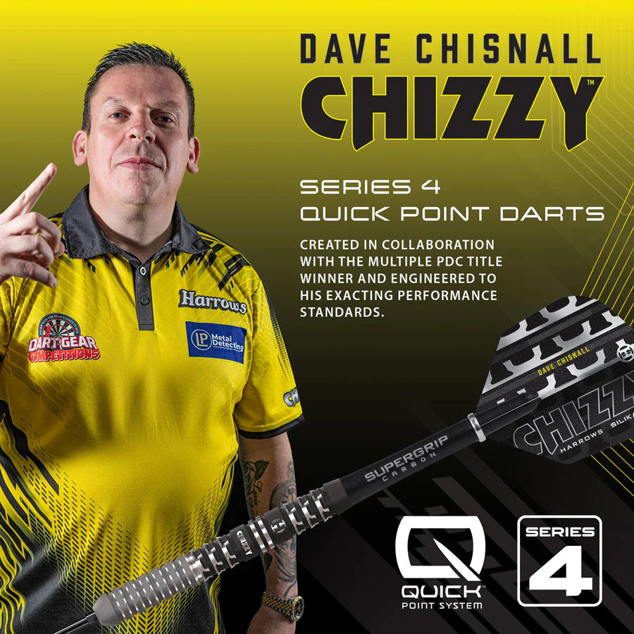 Harrows - David Chisnall Chizzy Series 4 QP - 90% Tungsten Darts