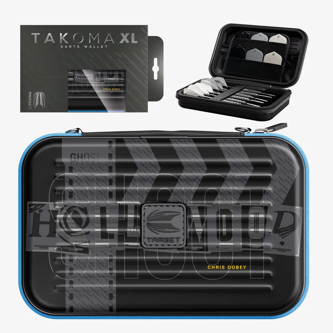 Target Takoma XL Ghost Darts Players Case / Wallets (Holds 2 sets of Darts)