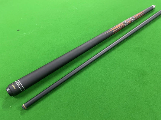 Cuemall Carbon Fibre Pool Cue 13mm 19oz 58” - Shield And Lions Copper Colour