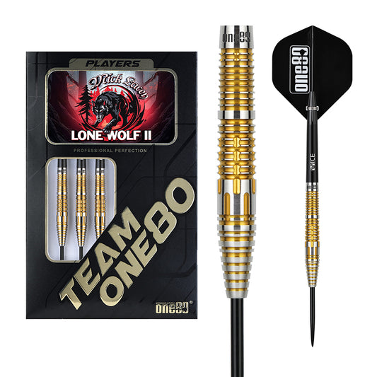 One80 Darts - Mick Lacey Lone Wolf 2 - 90% Tungsten Darts - 23g