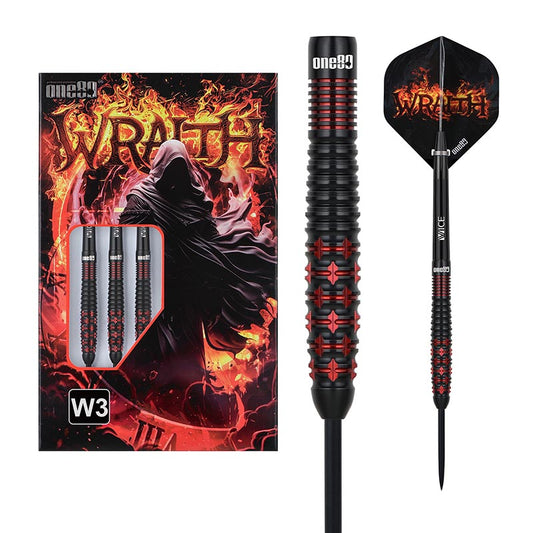 One80 Darts - Wraith W3 - 90% Tungsten Darts - 23g / 25g
