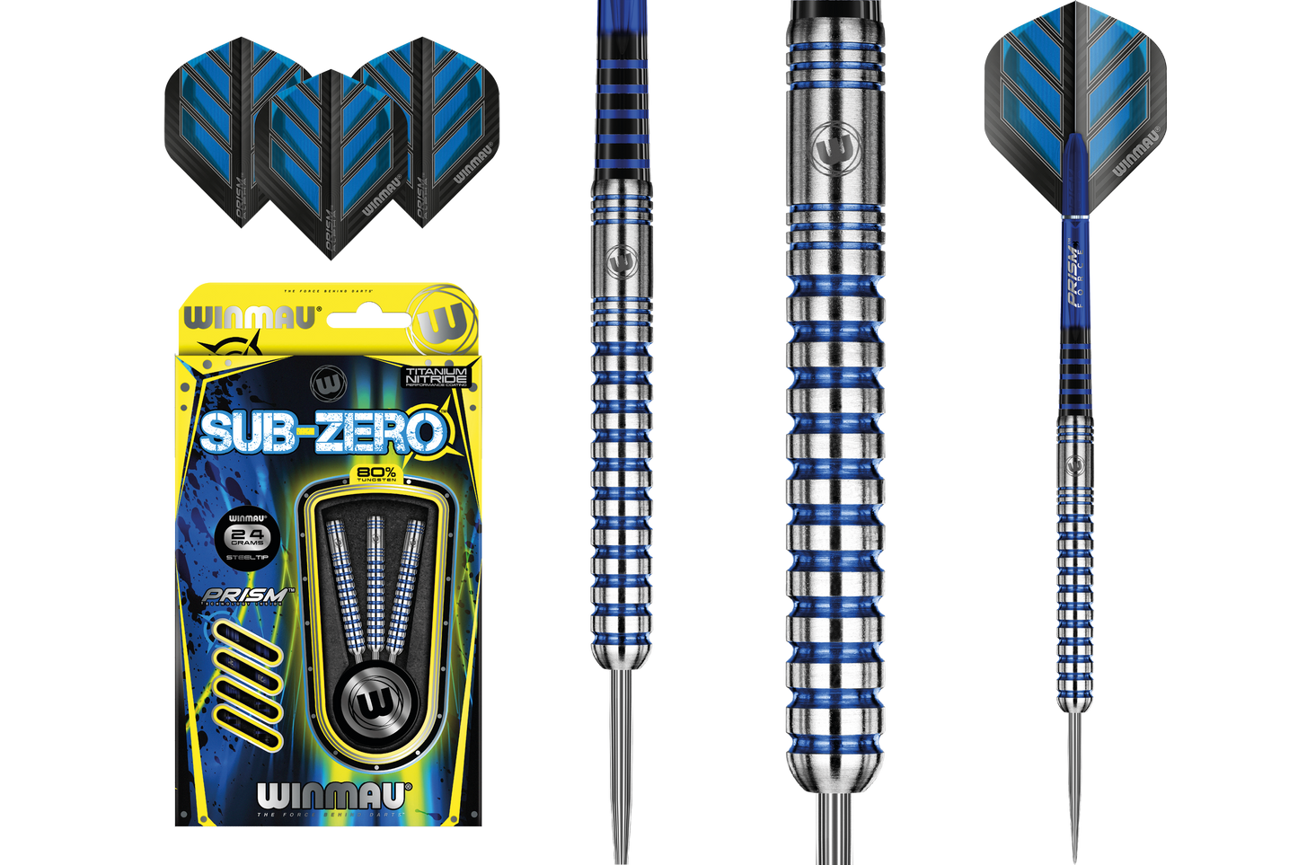 Winmau Sub Zero 80% Tungsten Darts