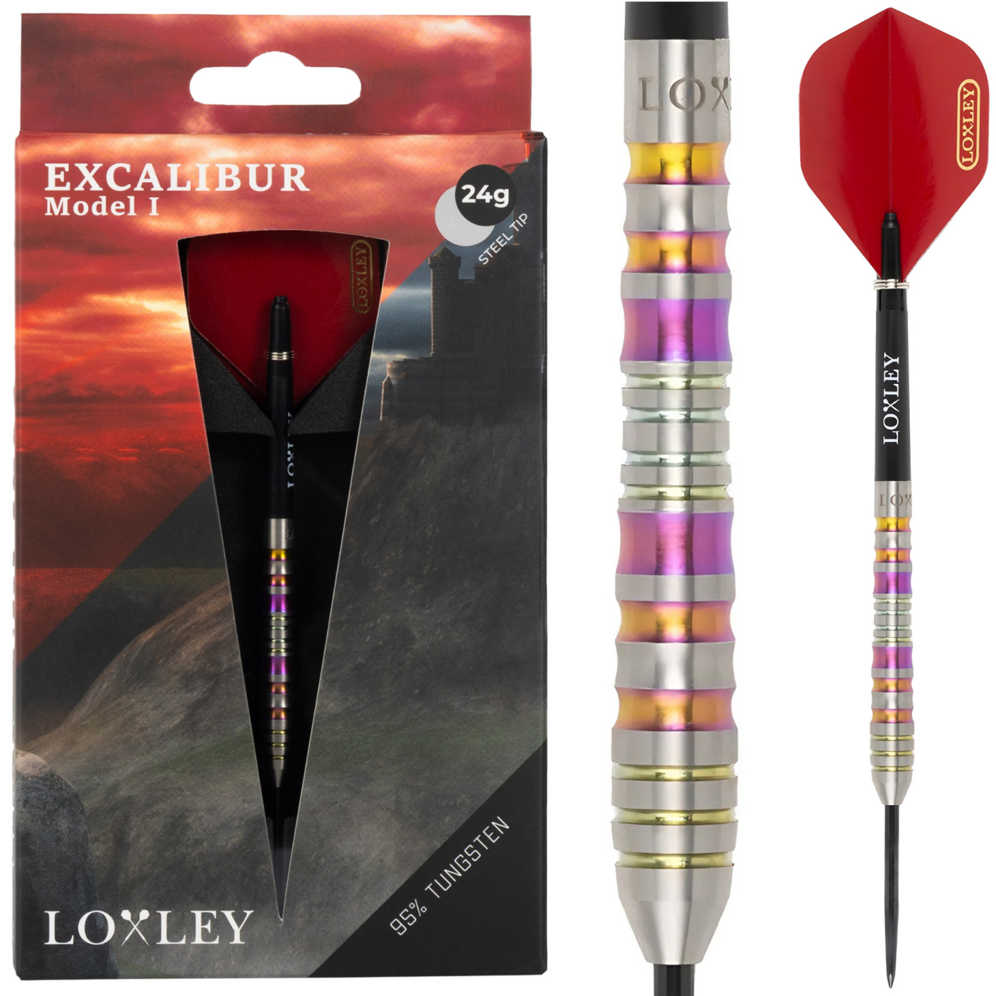 Loxley Darts - Excalibur Model 1 - 95% Tungsten Darts