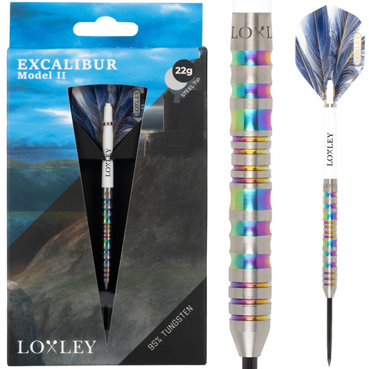 Loxley Darts - Excalibur Model 2 - 95% Tungsten Darts - 22g / 24g
