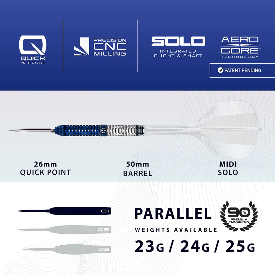 Harrows - Geo Parallel QP - 90% Tungsten Darts