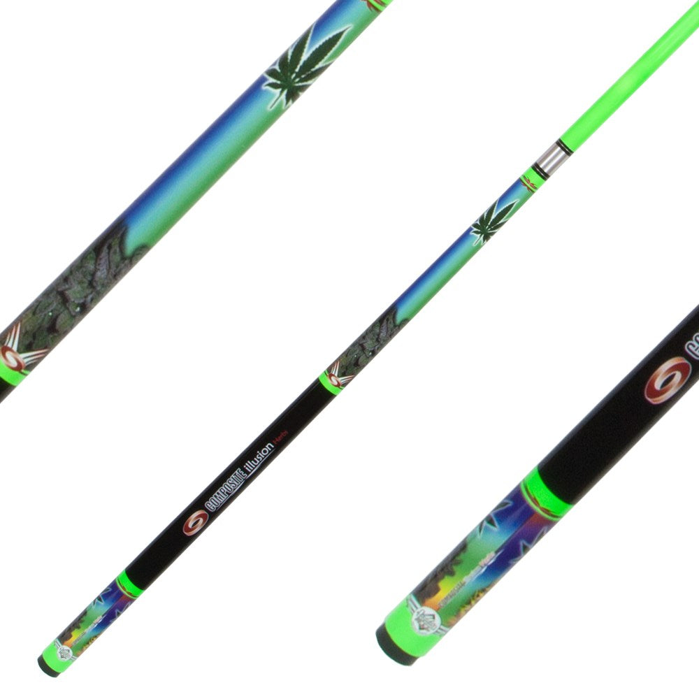 Illusion Herbs (Weed) 2 piece Pool Cue