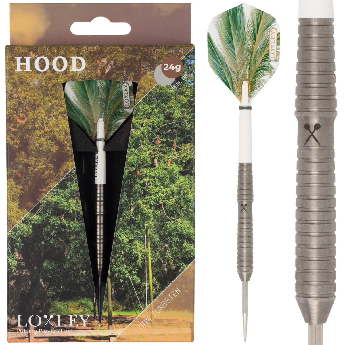 Loxley Darts - Hood 90% Tungsten Darts - 22g / 24g