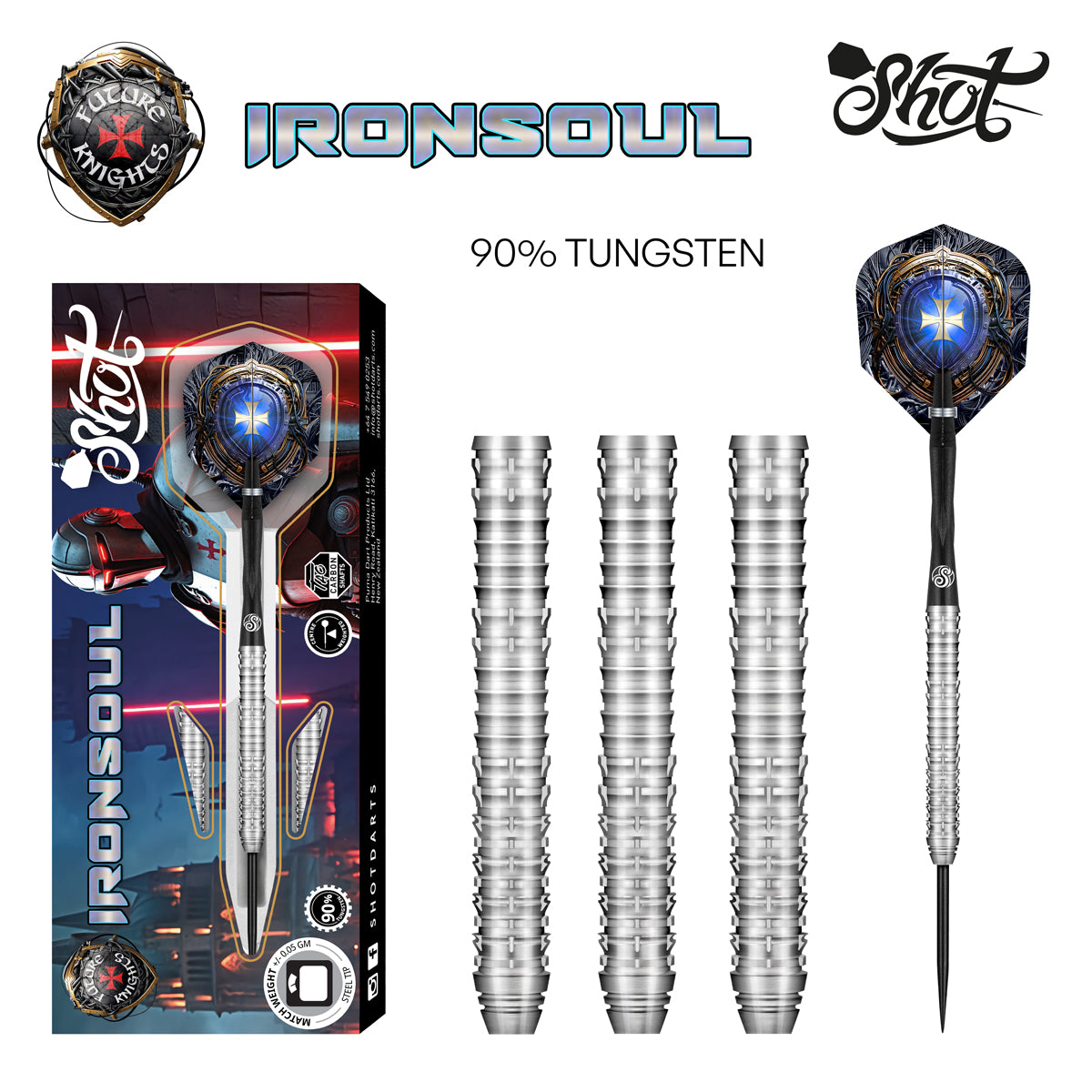 Shot - Future Knights - Ironsoul 90% Tungsten Darts