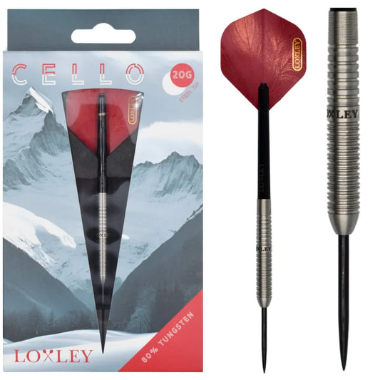 Loxley Darts - Cello 80% Tungsten Darts - 20g