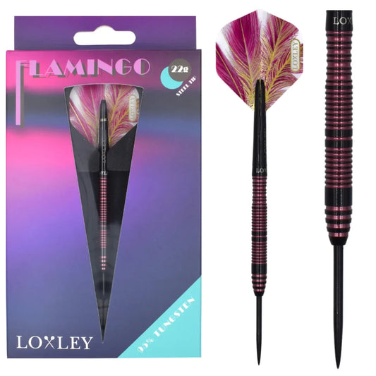 Loxley Darts - Flamingo - 95% Tungsten Darts - 22g / 24g