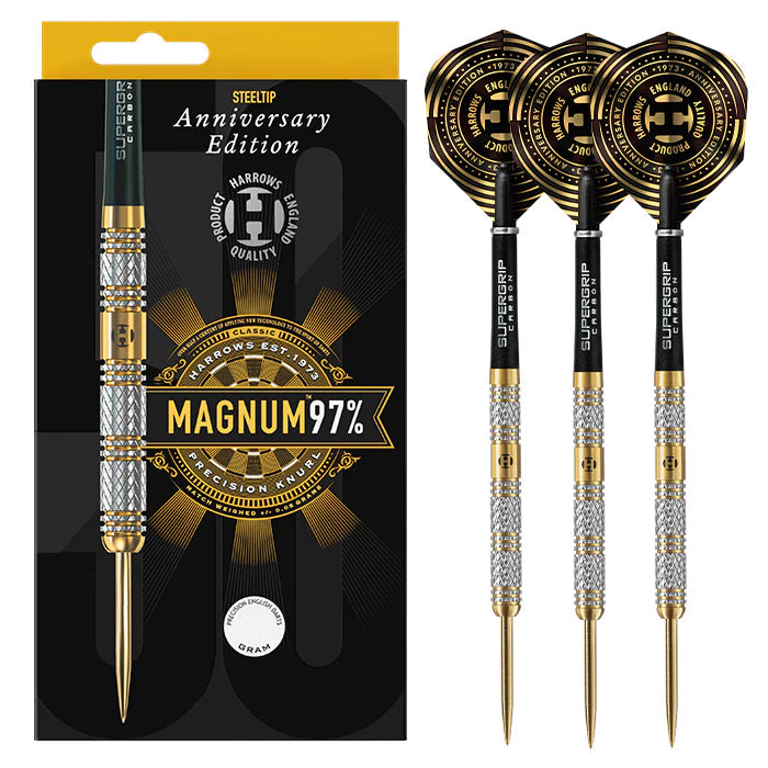 Harrows -  Magnum Anniversary - 97% Tungsten Darts - 21g / 23g / 25g
