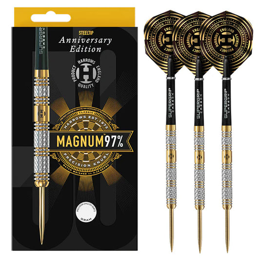 Harrows -  Magnum Anniversary - 97% Tungsten Darts - 21g / 23g / 25g