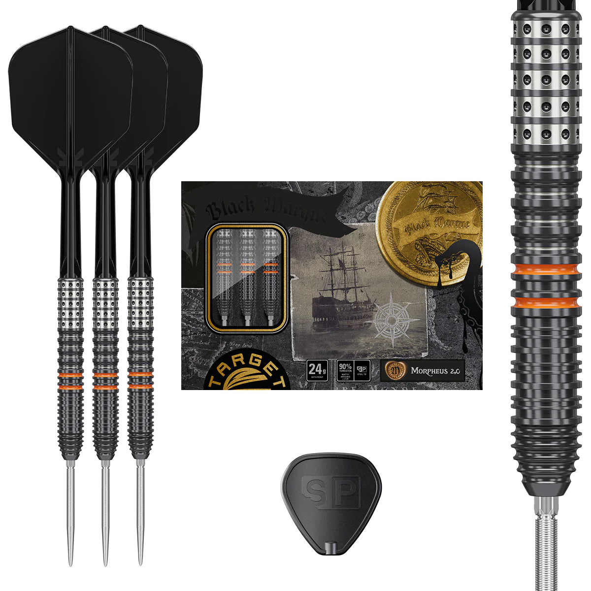 Target Japan - Black Marque Morpheus Gen2 Darts - 90% Tungsten Darts