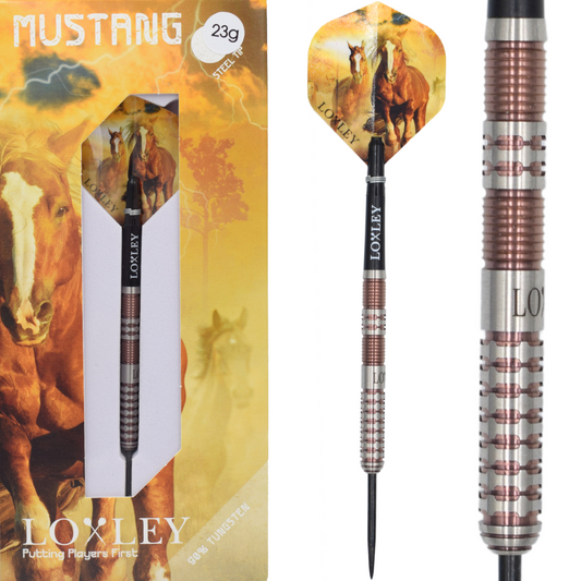 Loxley Darts - Mustang 90% Tungsten Darts - 22g / 23g / 24g
