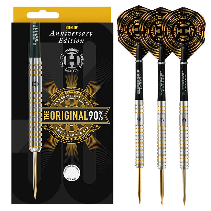 Harrows - The Original Anniversary - 90% Tungsten Darts - 22g / 24g / 26g