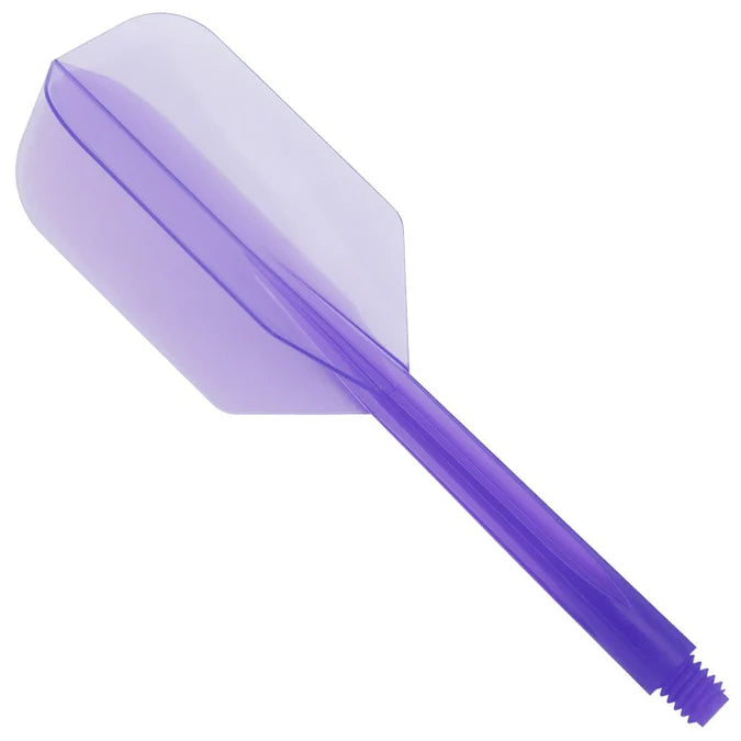 Condor Zero Stress - Clear Purple Slim Long - Integrated Flights/Shafts