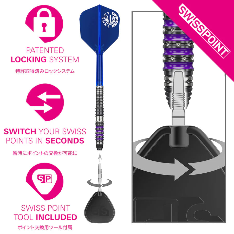 Target Japan - Sirius Gen2 Yuta Hayashi Darts - 90% Tungsten Darts