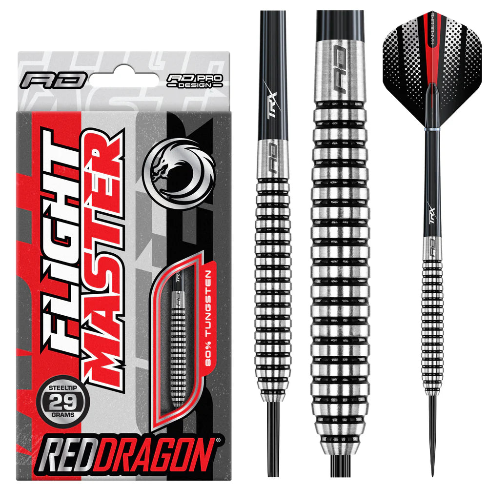 Red Dragon - Flight Masters - Blue Fin - 80% Tungsten Darts