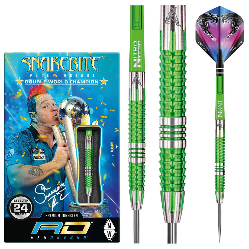 Red Dragon - Peter Wright Mamba 2 Darts - 90% Tungsten Darts