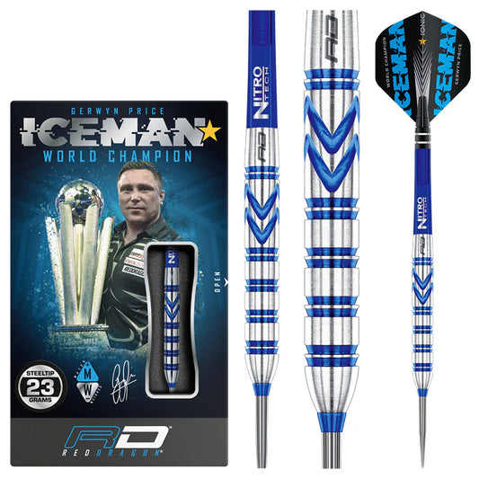 Red Dragon - Gerwyn Price Blue Originals Darts - 90% Tungsten Darts