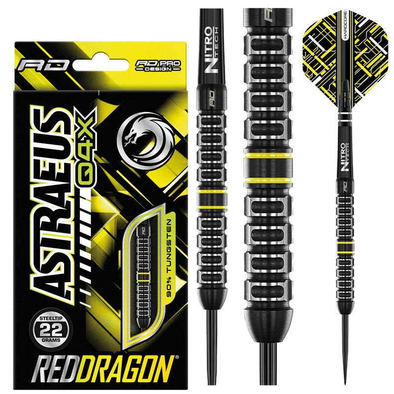 Red Dragon - Astraeus Q4X Darts (Parallel) - 90% Tungsten Darts