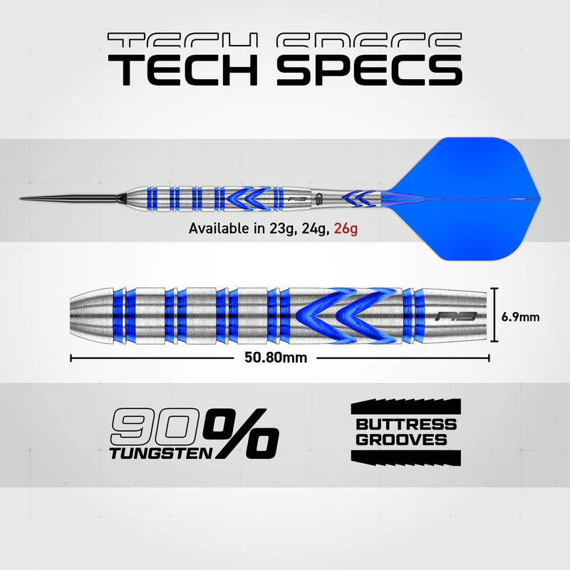 Red Dragon - Gerwyn Price Iceman Blue Switch Point - 90% Tungsten Darts