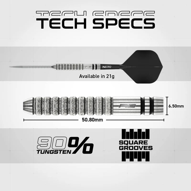 Red Dragon - Gian Van Veen Tour Switch Point - 90% Tungsten Darts