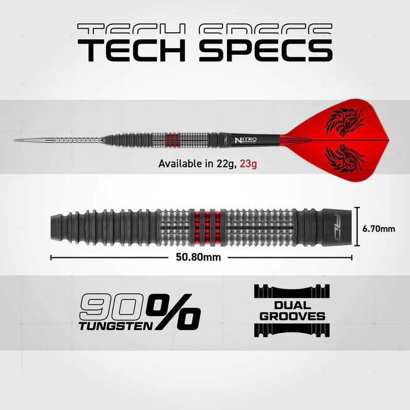 Red Dragon - Jonny Clayton Hiraeth Switch Point - 90% Tungsten Darts